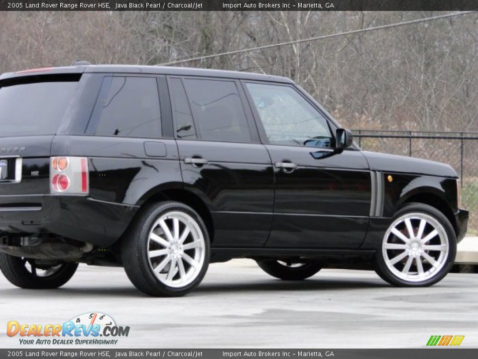 2005 Land Rover Range Rover HSE Java Black Pearl / Charcoal/Jet Photo #28