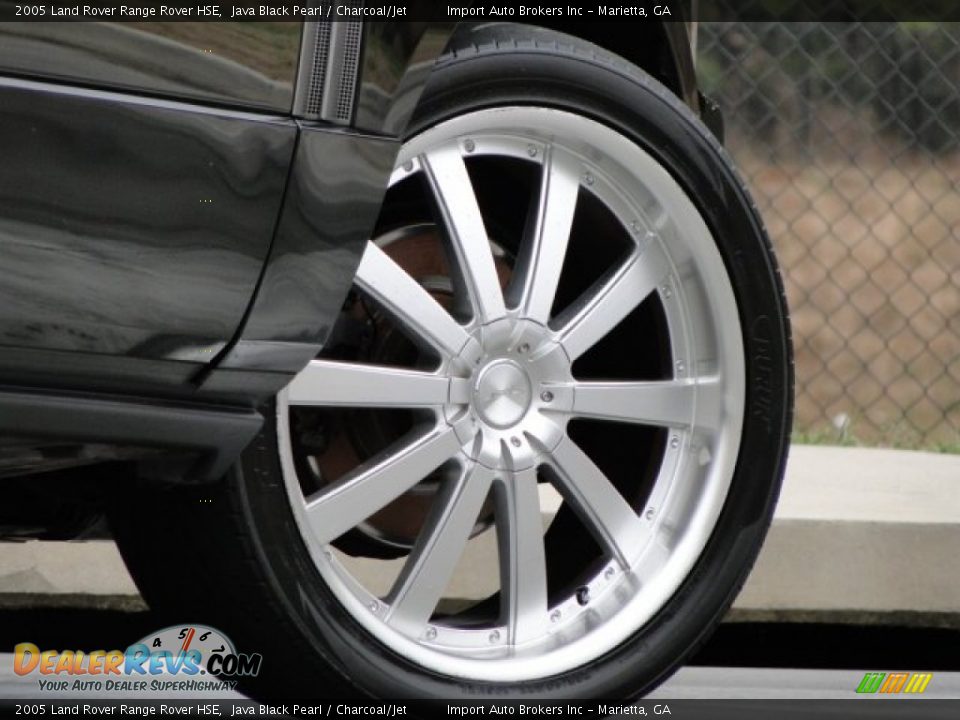 2005 Land Rover Range Rover HSE Java Black Pearl / Charcoal/Jet Photo #29