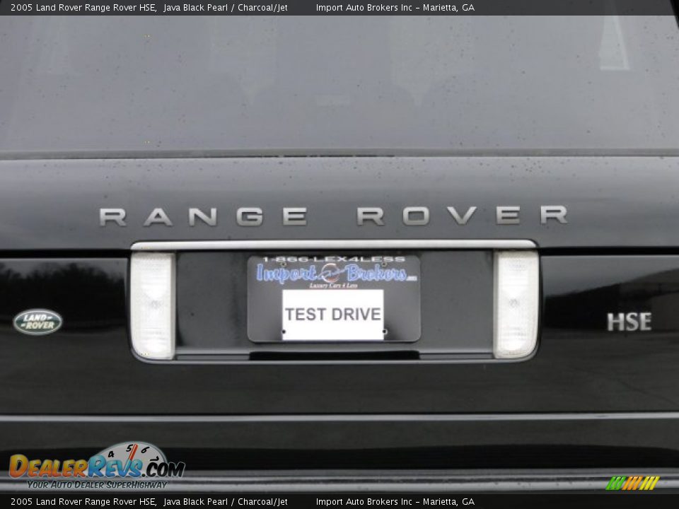 2005 Land Rover Range Rover HSE Java Black Pearl / Charcoal/Jet Photo #30