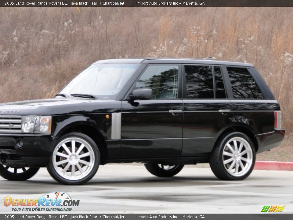2005 Land Rover Range Rover HSE Java Black Pearl / Charcoal/Jet Photo #32