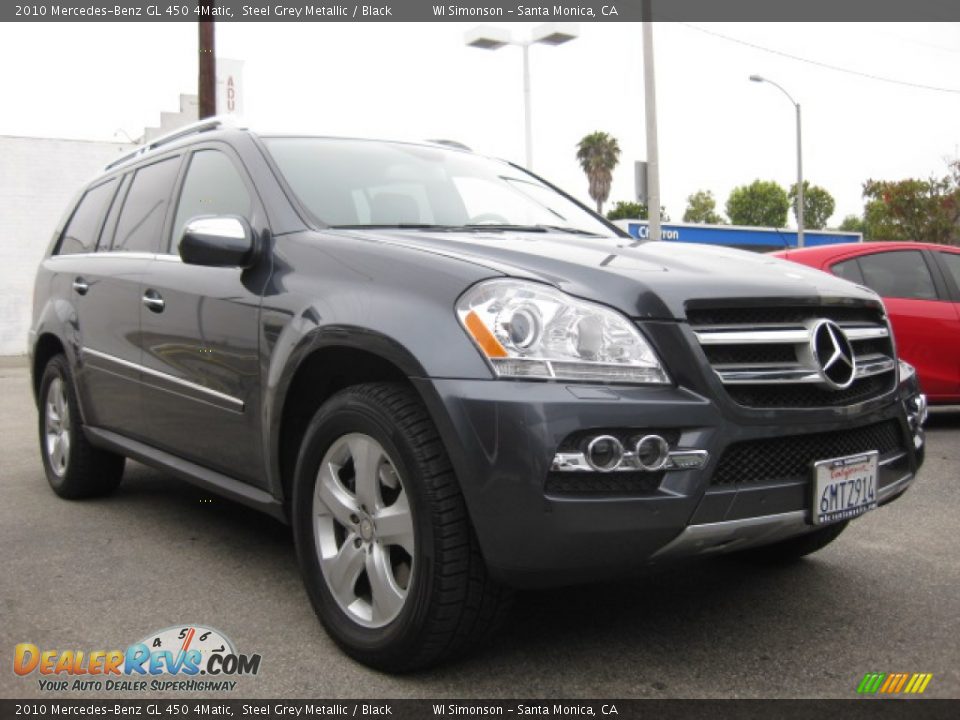 2010 Mercedes-Benz GL 450 4Matic Steel Grey Metallic / Black Photo #1