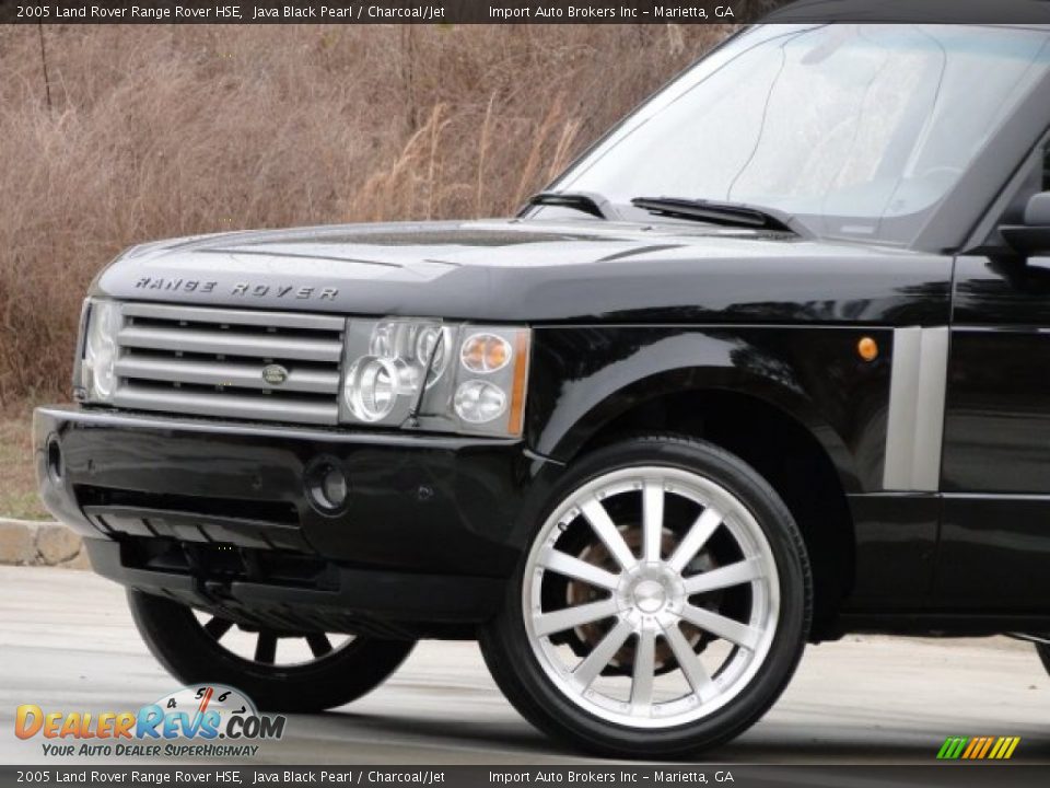 2005 Land Rover Range Rover HSE Java Black Pearl / Charcoal/Jet Photo #33
