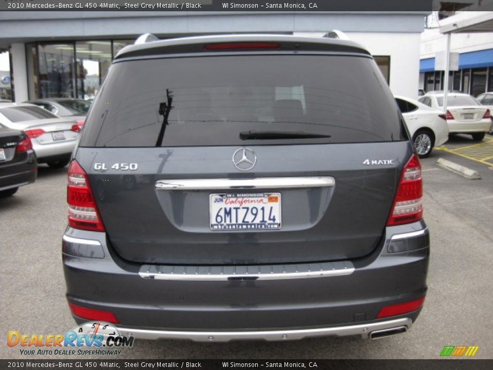 2010 Mercedes-Benz GL 450 4Matic Steel Grey Metallic / Black Photo #3