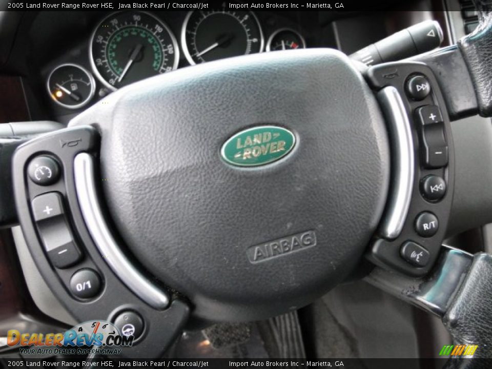 2005 Land Rover Range Rover HSE Java Black Pearl / Charcoal/Jet Photo #35