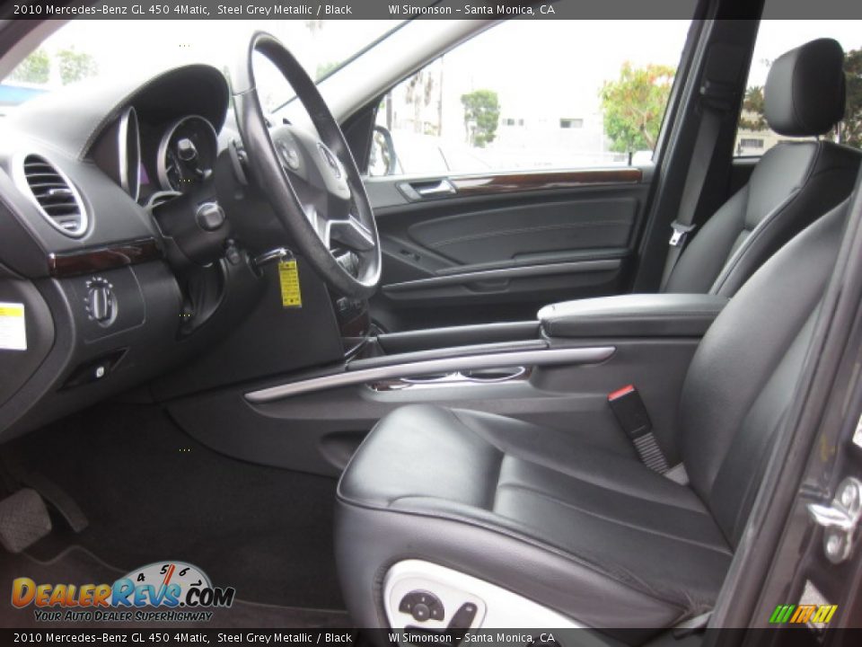 2010 Mercedes-Benz GL 450 4Matic Steel Grey Metallic / Black Photo #18