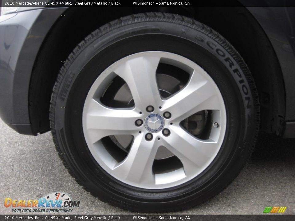 2010 Mercedes-Benz GL 450 4Matic Steel Grey Metallic / Black Photo #24