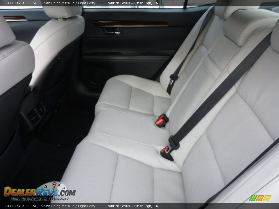 2014 Lexus ES 350 Silver Lining Metallic / Light Gray Photo #11