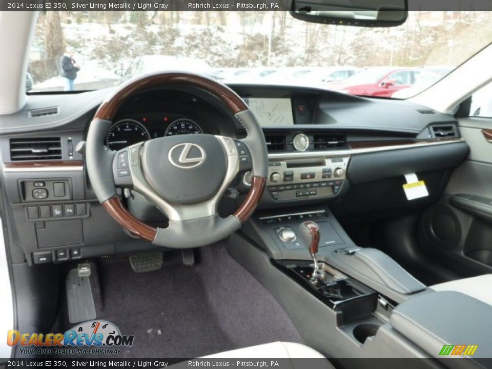 2014 Lexus ES 350 Silver Lining Metallic / Light Gray Photo #12