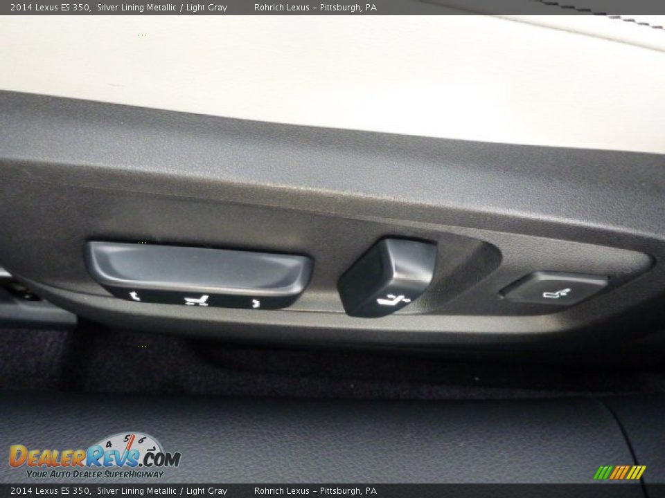 2014 Lexus ES 350 Silver Lining Metallic / Light Gray Photo #14