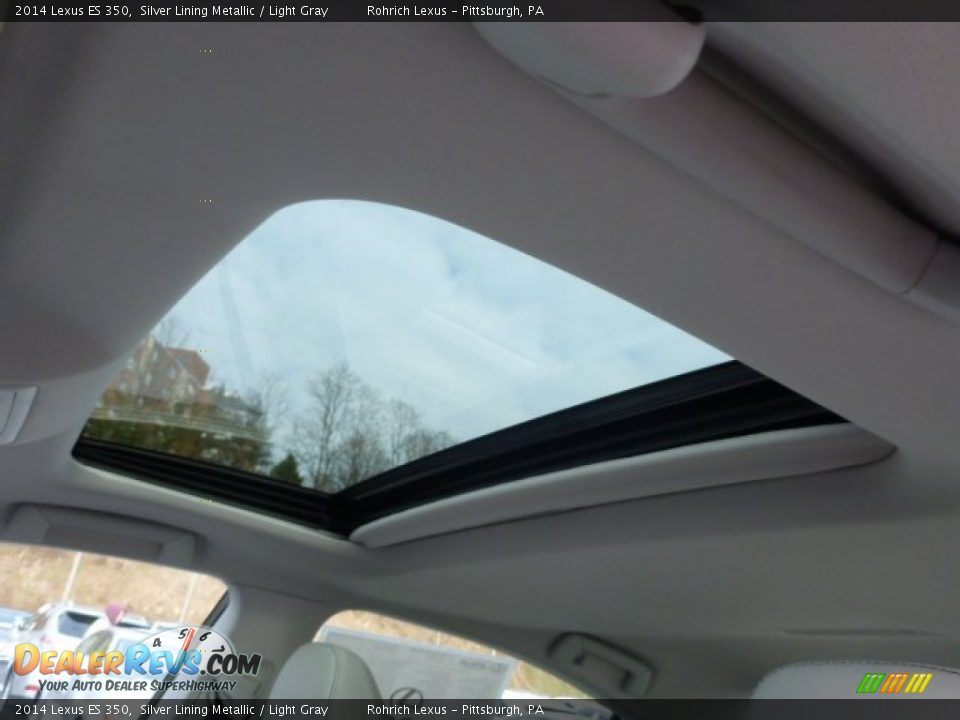 2014 Lexus ES 350 Silver Lining Metallic / Light Gray Photo #15