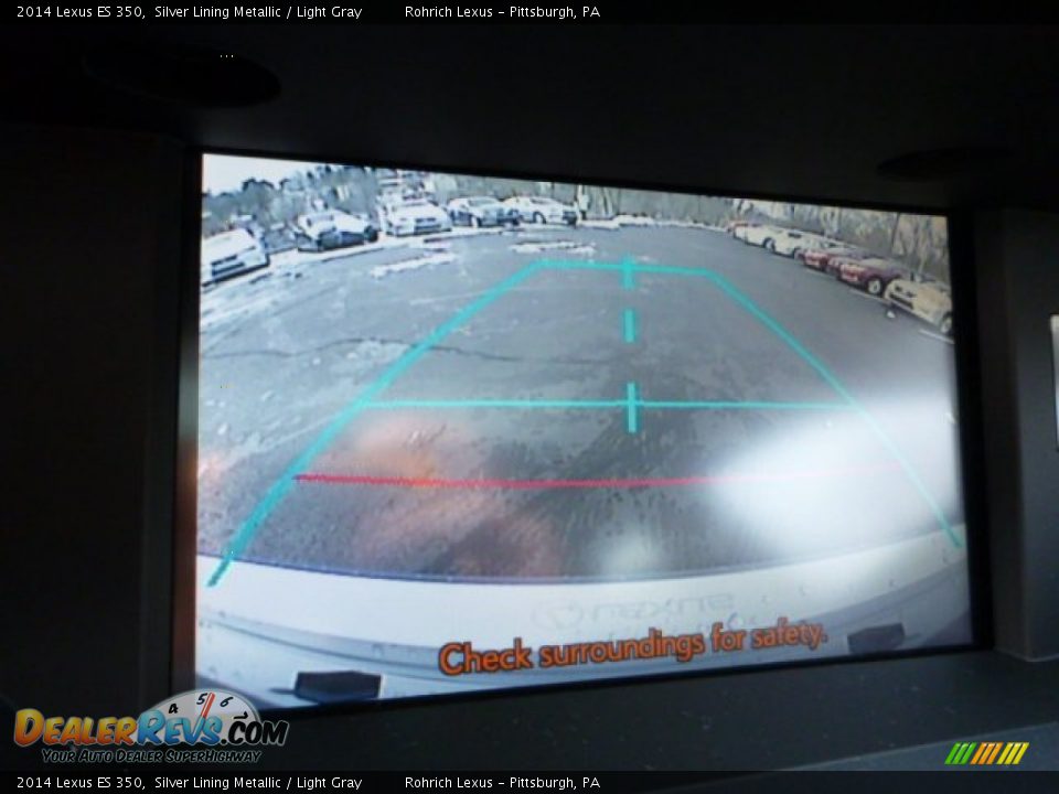 2014 Lexus ES 350 Silver Lining Metallic / Light Gray Photo #17