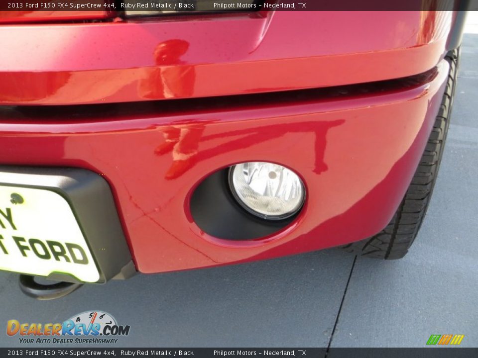 2013 Ford F150 FX4 SuperCrew 4x4 Ruby Red Metallic / Black Photo #10
