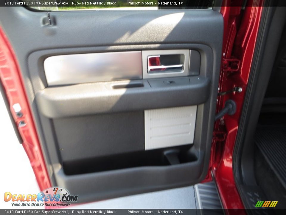 2013 Ford F150 FX4 SuperCrew 4x4 Ruby Red Metallic / Black Photo #30
