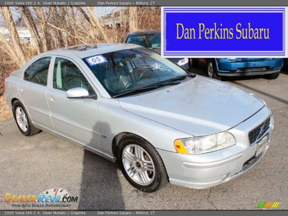2005 Volvo S60 2.4 Silver Metallic / Graphite Photo #1