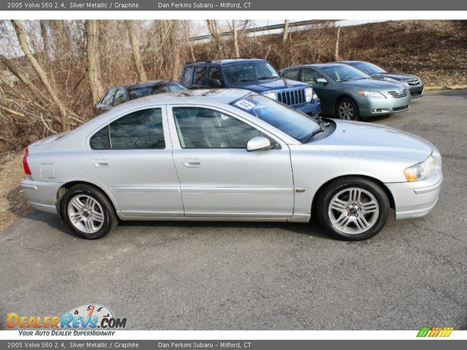 2005 Volvo S60 2.4 Silver Metallic / Graphite Photo #5