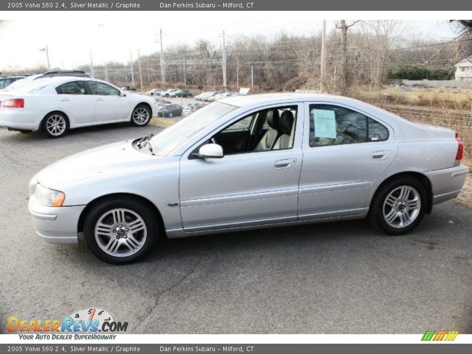 2005 Volvo S60 2.4 Silver Metallic / Graphite Photo #11