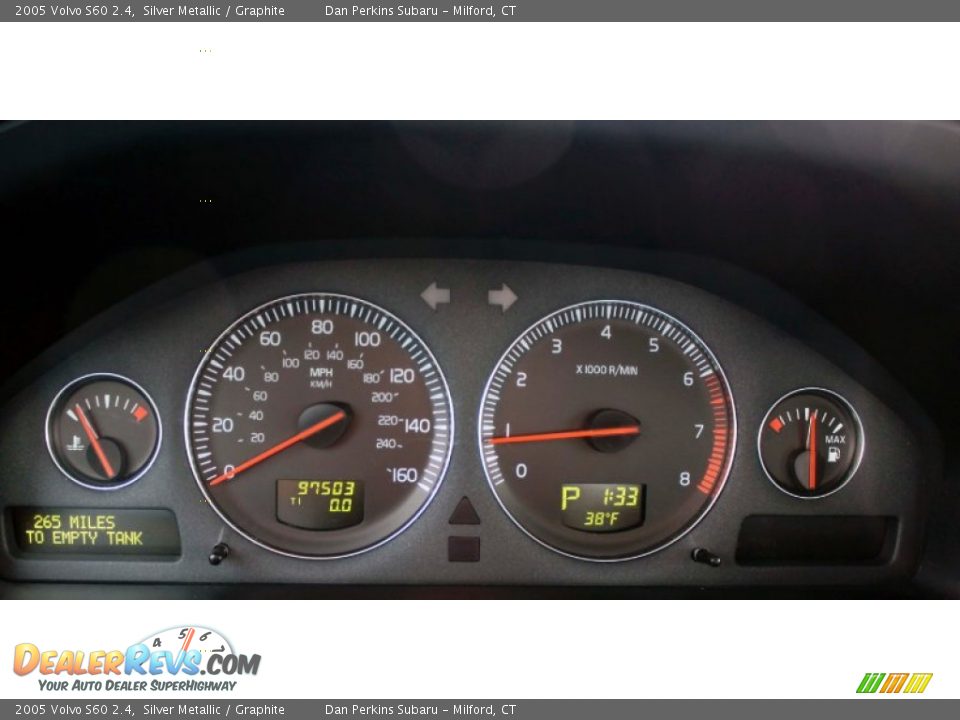 2005 Volvo S60 2.4 Silver Metallic / Graphite Photo #15