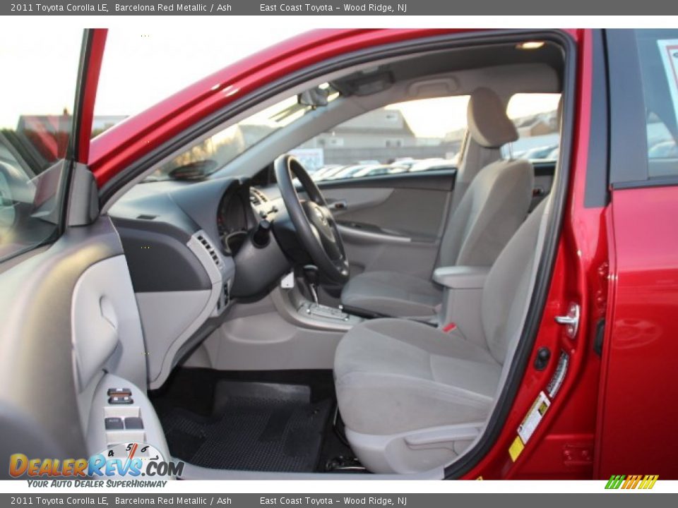 2011 Toyota Corolla LE Barcelona Red Metallic / Ash Photo #7