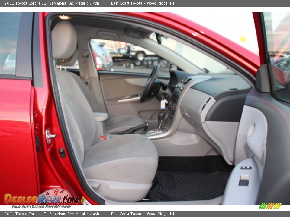 2011 Toyota Corolla LE Barcelona Red Metallic / Ash Photo #8