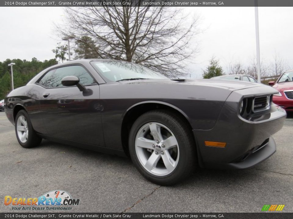 2014 Dodge Challenger SXT Granite Crystal Metallic / Dark Slate Gray Photo #4