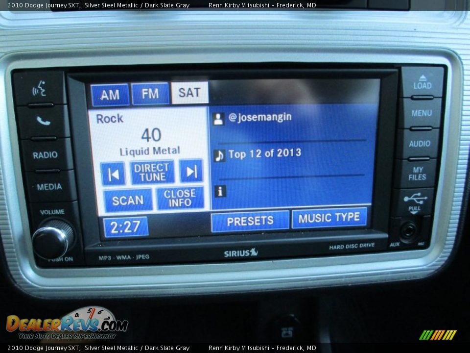 2010 Dodge Journey SXT Silver Steel Metallic / Dark Slate Gray Photo #21