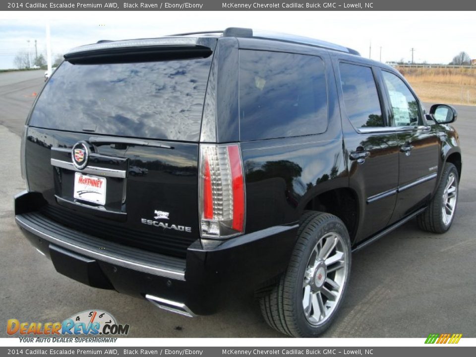 2014 Cadillac Escalade Premium AWD Black Raven / Ebony/Ebony Photo #5