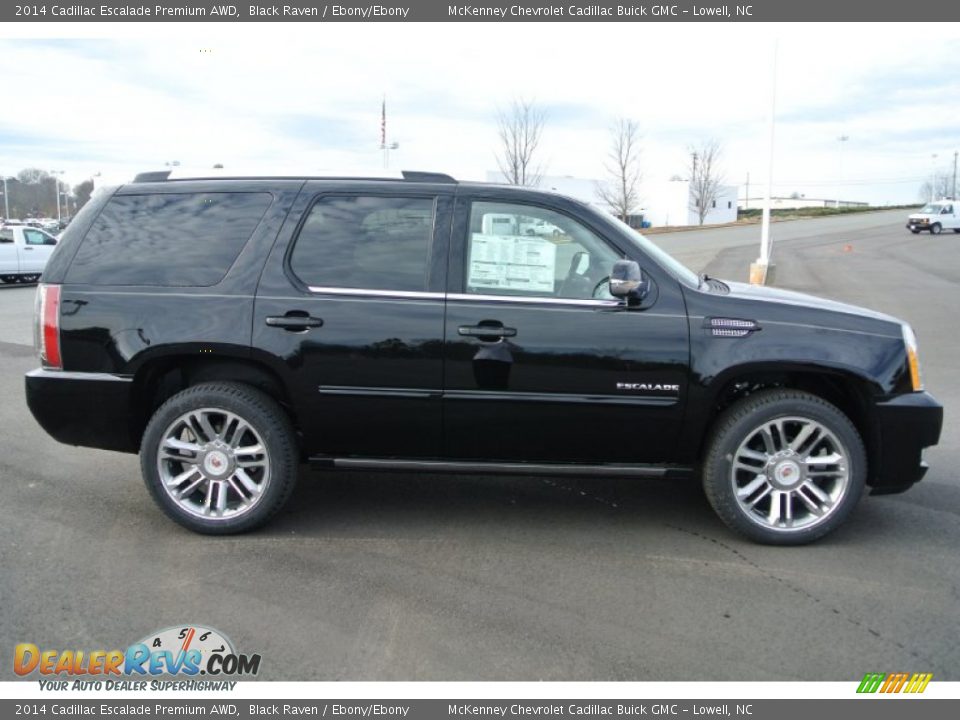 2014 Cadillac Escalade Premium AWD Black Raven / Ebony/Ebony Photo #6