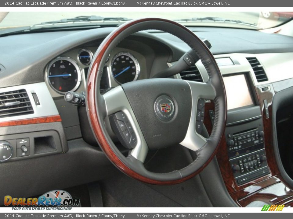 2014 Cadillac Escalade Premium AWD Steering Wheel Photo #25