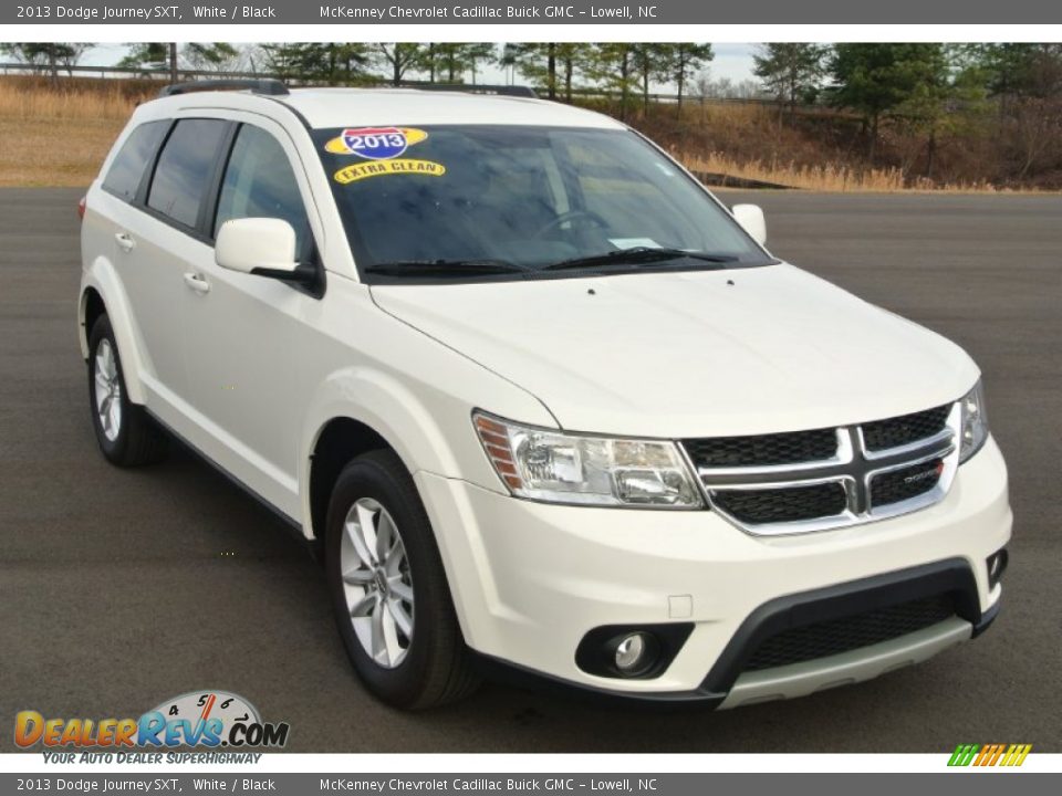 2013 Dodge Journey SXT White / Black Photo #1