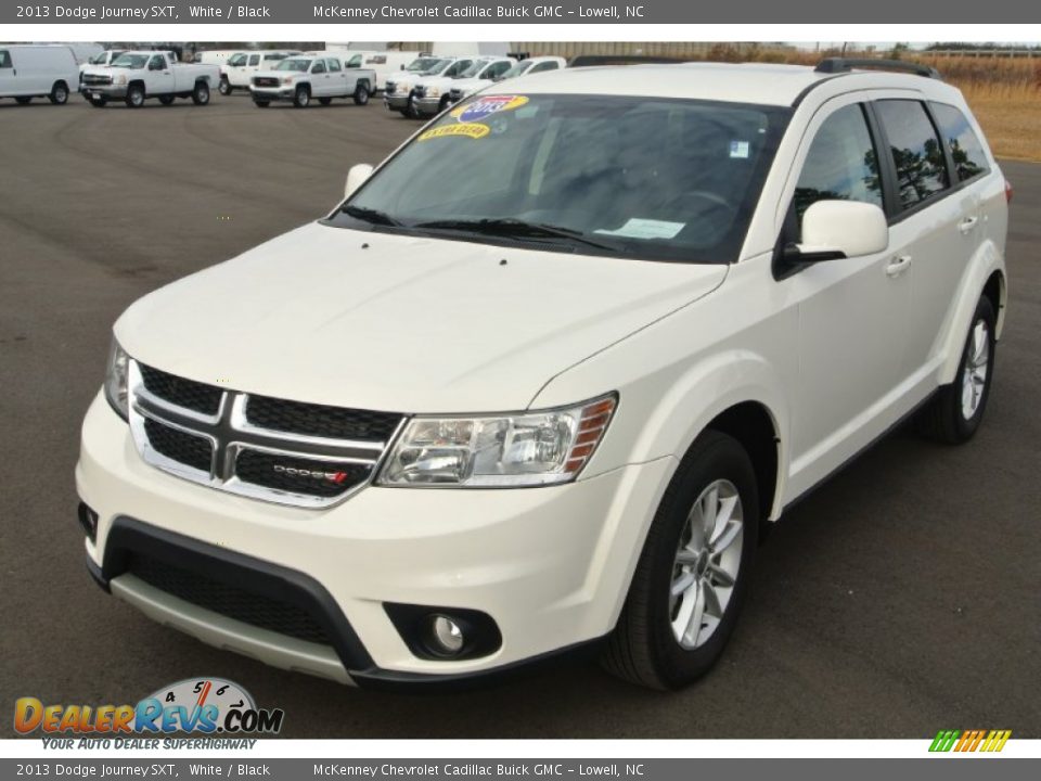 2013 Dodge Journey SXT White / Black Photo #2