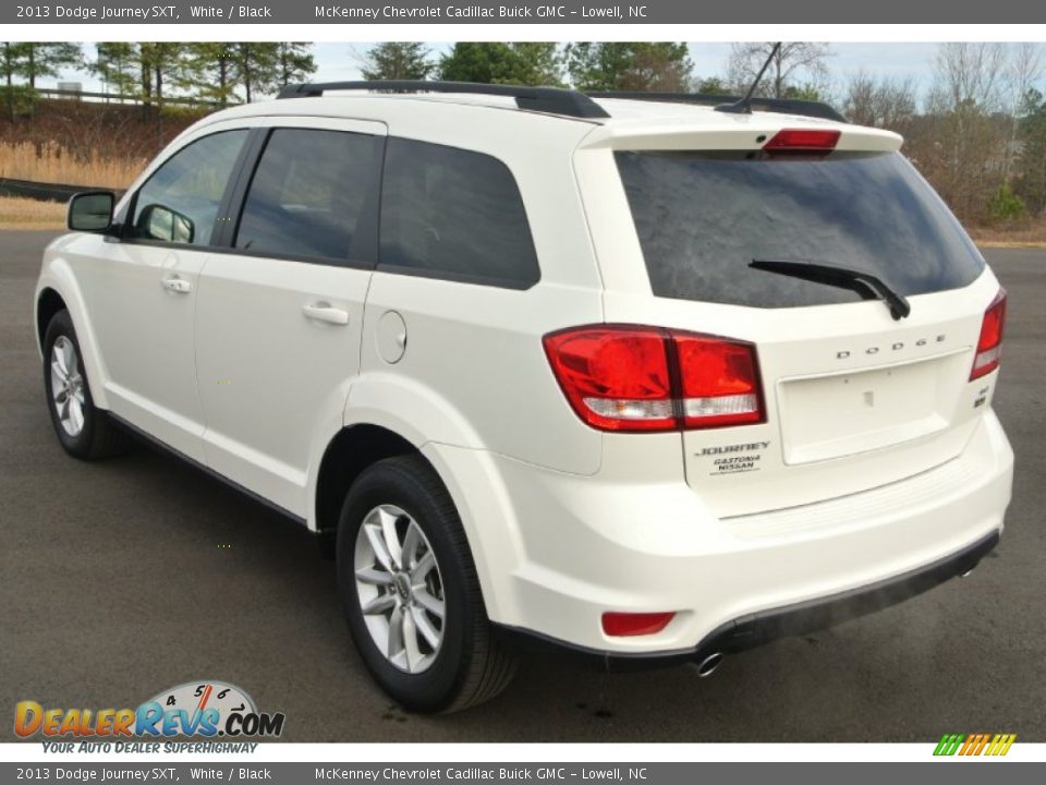 2013 Dodge Journey SXT White / Black Photo #4