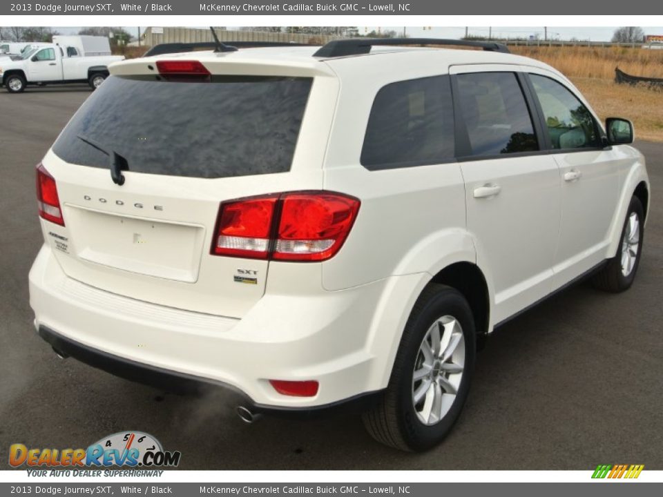 2013 Dodge Journey SXT White / Black Photo #5