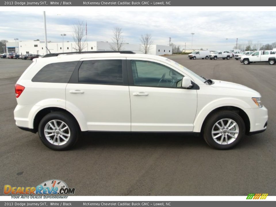 2013 Dodge Journey SXT White / Black Photo #6