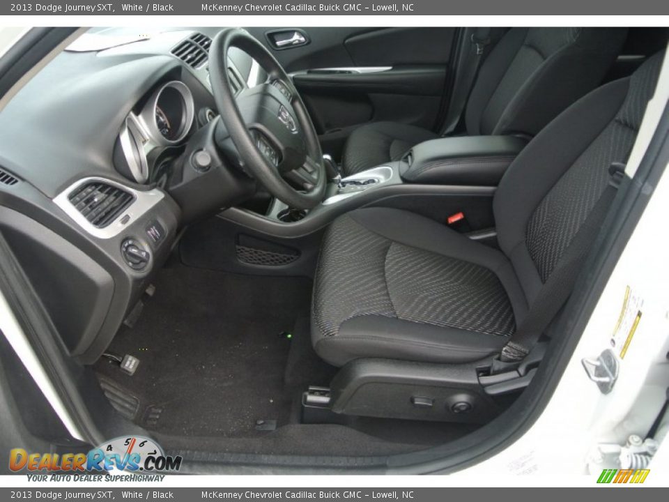 2013 Dodge Journey SXT White / Black Photo #8