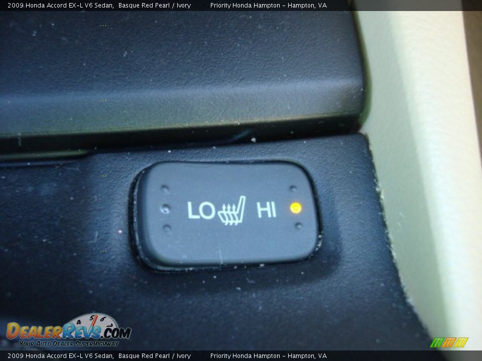 2009 Honda Accord EX-L V6 Sedan Basque Red Pearl / Ivory Photo #21