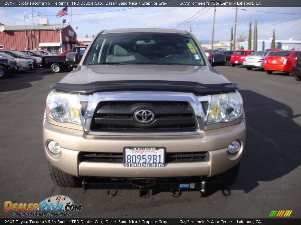 2007 Toyota Tacoma V6 PreRunner TRD Double Cab Desert Sand Mica / Graphite Gray Photo #2