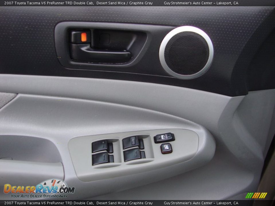 2007 Toyota Tacoma V6 PreRunner TRD Double Cab Desert Sand Mica / Graphite Gray Photo #10