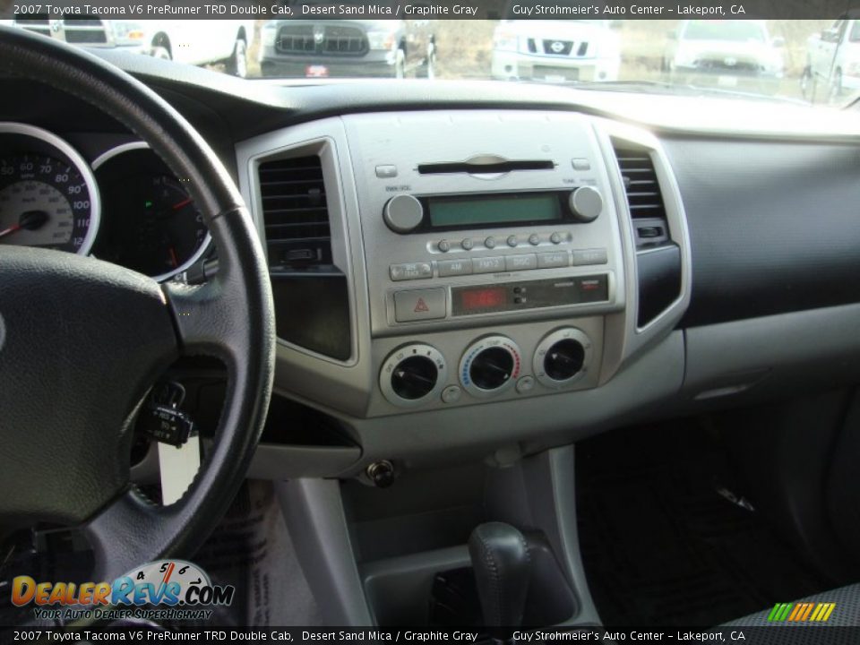 2007 Toyota Tacoma V6 PreRunner TRD Double Cab Desert Sand Mica / Graphite Gray Photo #14