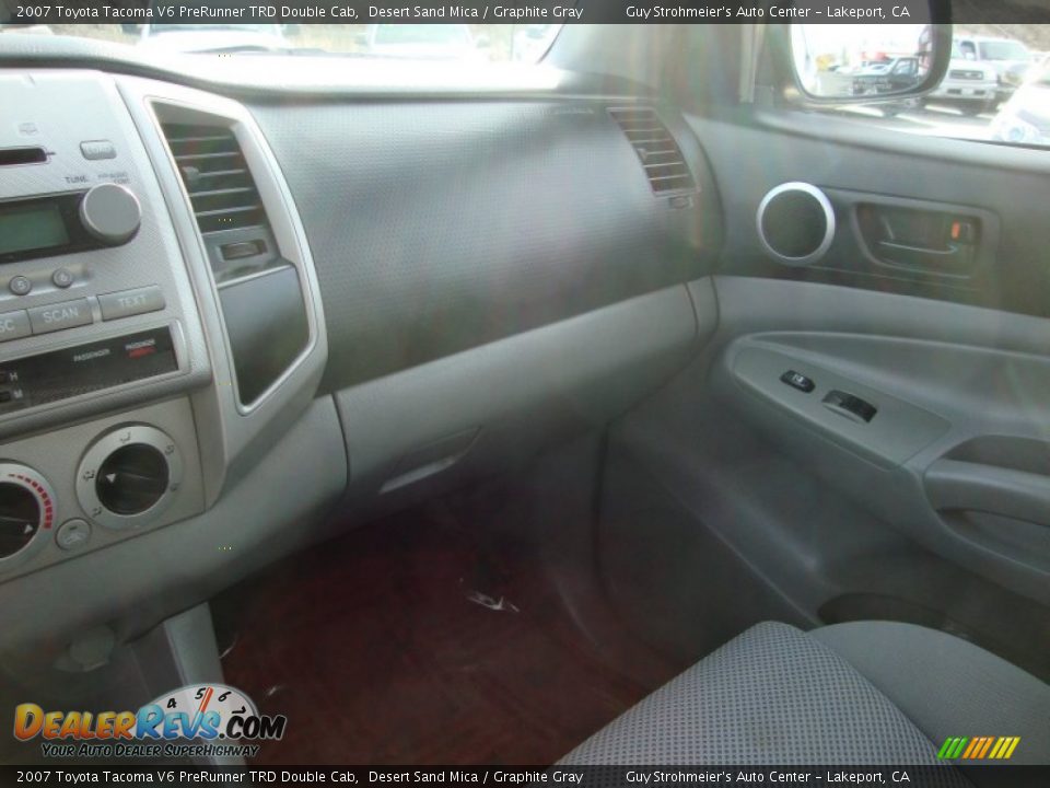 2007 Toyota Tacoma V6 PreRunner TRD Double Cab Desert Sand Mica / Graphite Gray Photo #15