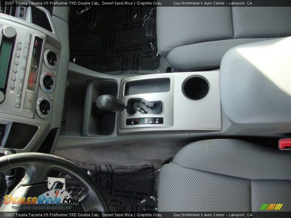 2007 Toyota Tacoma V6 PreRunner TRD Double Cab Desert Sand Mica / Graphite Gray Photo #18