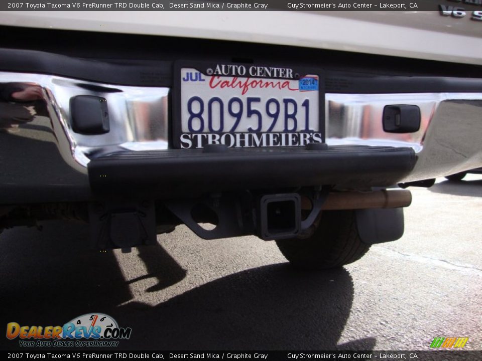 2007 Toyota Tacoma V6 PreRunner TRD Double Cab Desert Sand Mica / Graphite Gray Photo #25