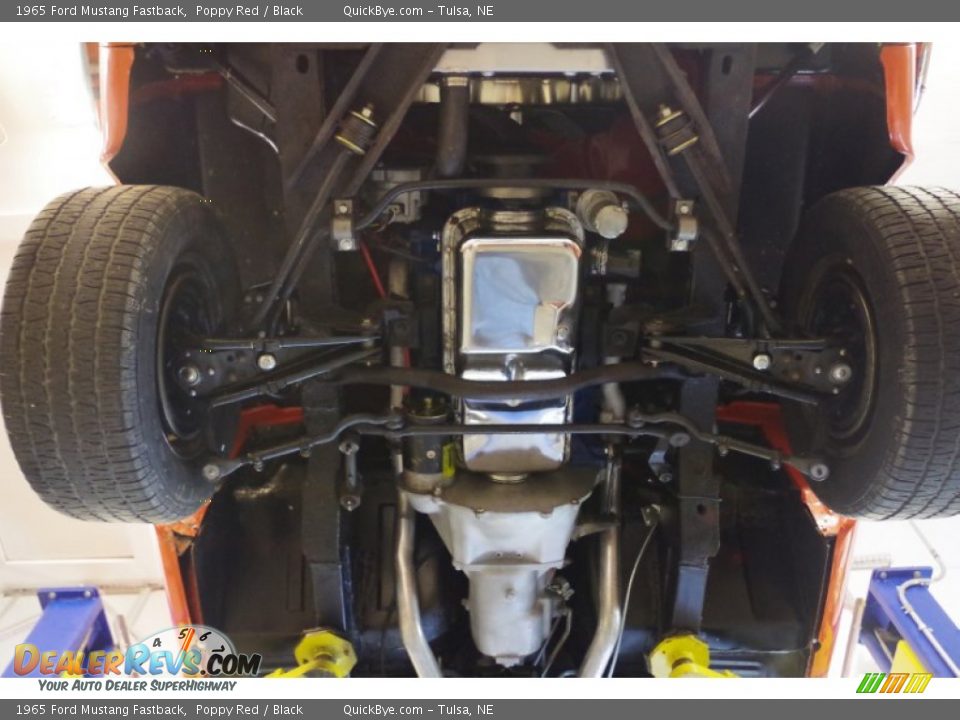 1965 Ford Mustang Fastback Poppy Red / Black Photo #25