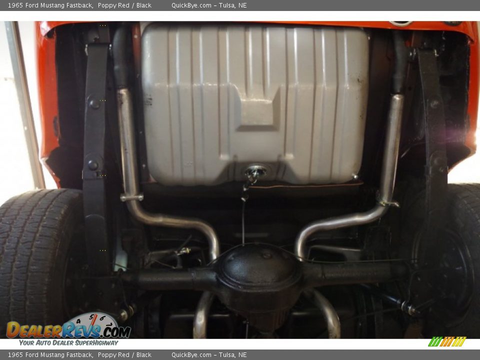 1965 Ford Mustang Fastback Poppy Red / Black Photo #27