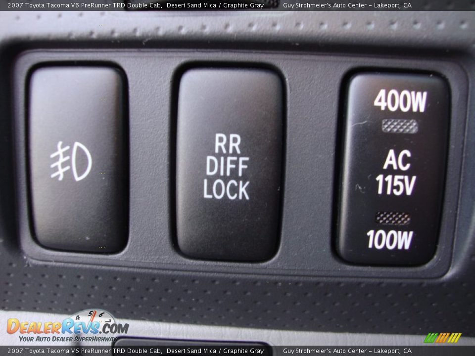 2007 Toyota Tacoma V6 PreRunner TRD Double Cab Desert Sand Mica / Graphite Gray Photo #28