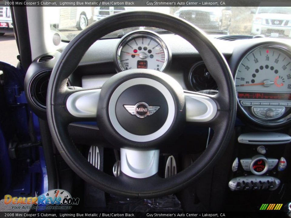 2008 Mini Cooper S Clubman Steering Wheel Photo #11