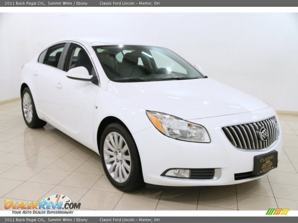 2011 Buick Regal CXL Summit White / Ebony Photo #1
