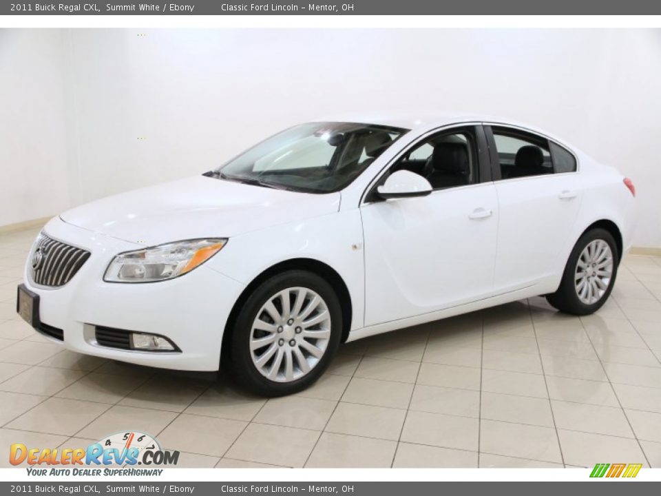 2011 Buick Regal CXL Summit White / Ebony Photo #3