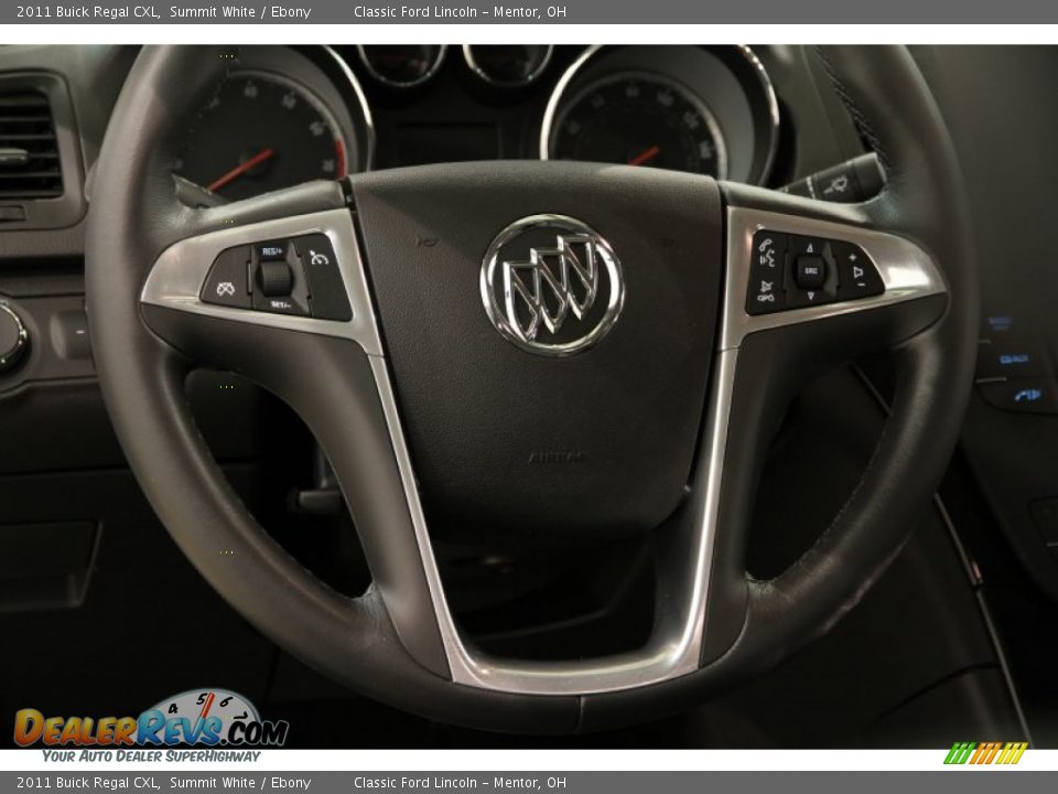 2011 Buick Regal CXL Summit White / Ebony Photo #6