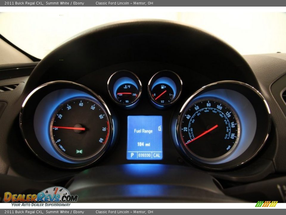 2011 Buick Regal CXL Summit White / Ebony Photo #7