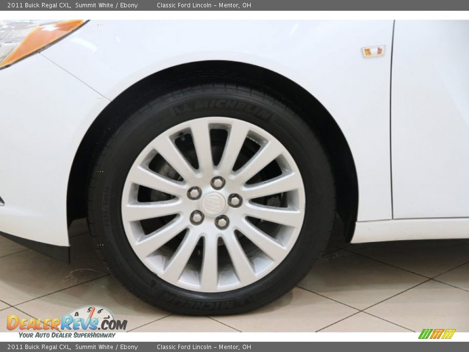 2011 Buick Regal CXL Summit White / Ebony Photo #16